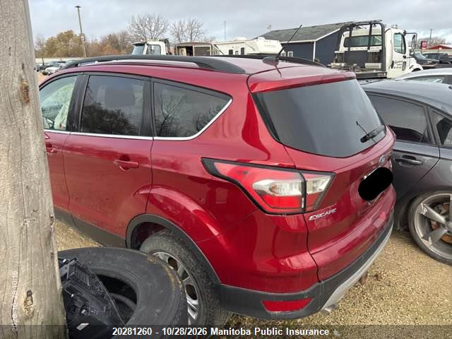 20281260 :رقم المزاد ، 1FMCU9GD3HUD97959 vin ، 2017 Ford Escape Se مزاد بيع