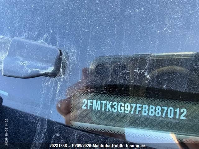 Ford EDGE SE 2015 2FMTK3G97FBB87012 Image 9
