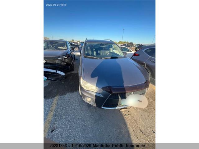 2010 Mitsubishi Outlander Xls მანქანა იყიდება აუქციონზე, vin: JA4JT5AX1AZ606063, აუქციონის ნომერი: 20281338