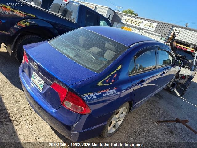 20281346 :رقم المزاد ، 2HGFA16866H024268 vin ، 2006 Honda Civic Ex مزاد بيع