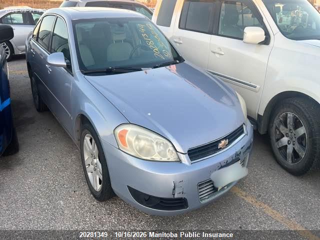 20281349 :رقم المزاد ، 2G1WU581269306262 vin ، 2006 Chevrolet Impala Ltz V6 مزاد بيع