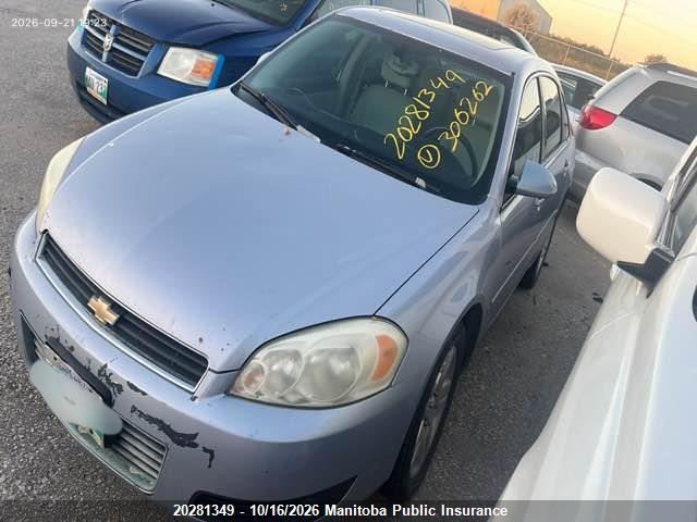 Aukcja sprzedaży 2006 Chevrolet Impala Ltz V6, vin: 2G1WU581269306262, numer aukcji: 20281349