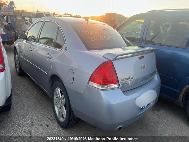 Aukcja sprzedaży 2006 Chevrolet Impala Ltz V6, vin: 2G1WU581269306262, numer aukcji: 20281349