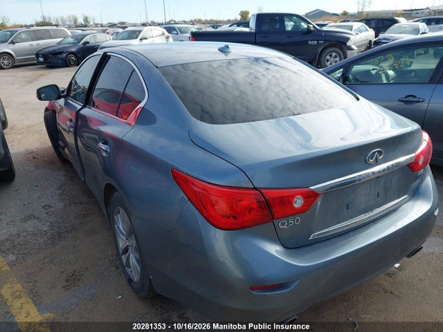 Продаж на аукціоні авто 2014 Infiniti Q50, vin: JN1BV7AR0EM683160, номер лоту: 20281353