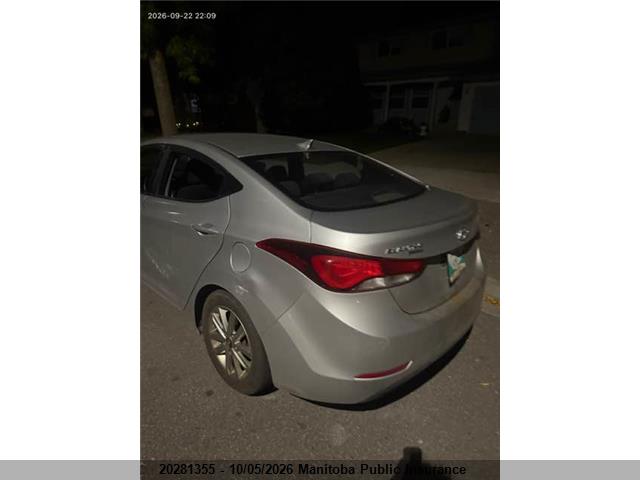 Продаж на аукціоні авто 2015 Hyundai Elantra Limited, vin: KMHDH4AE4FU309625, номер лоту: 20281355