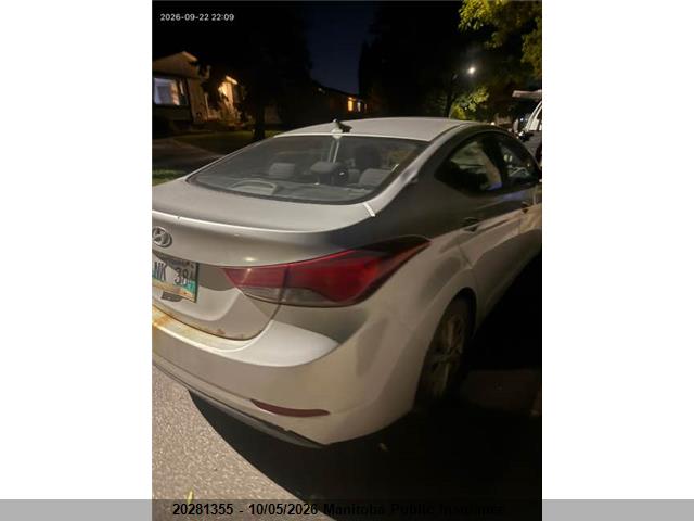 Продаж на аукціоні авто 2015 Hyundai Elantra Limited, vin: KMHDH4AE4FU309625, номер лоту: 20281355
