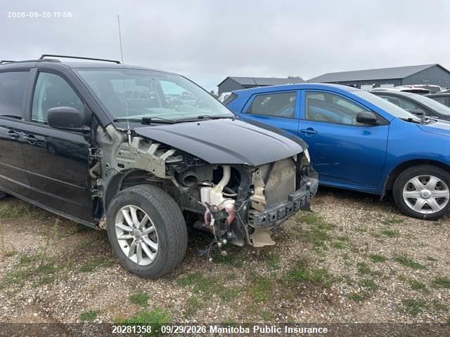 20281358 :رقم المزاد ، 2C4RDGBG3DR760126 vin ، 2013 Dodge Grand Caravan Sxt مزاد بيع