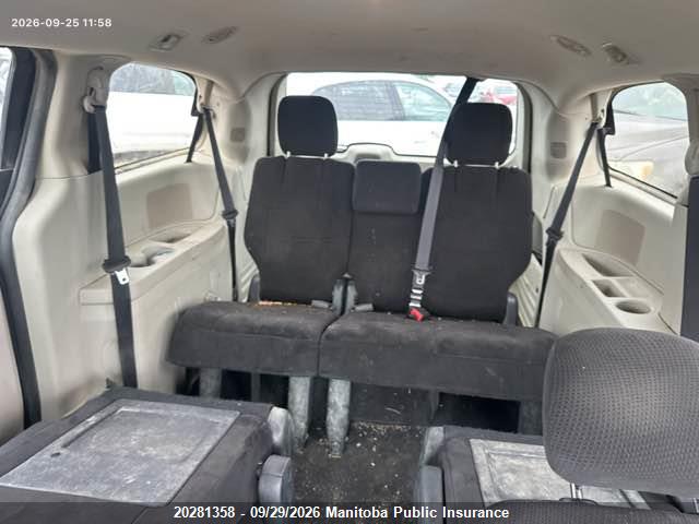 20281358 :رقم المزاد ، 2C4RDGBG3DR760126 vin ، 2013 Dodge Grand Caravan Sxt مزاد بيع