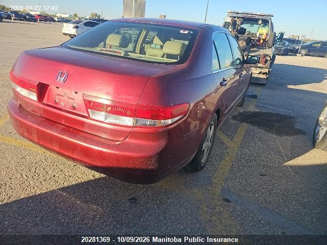 Aukcja sprzedaży 2003 Honda Accord Ex-l, vin: 1HGCM56633A814024, numer aukcji: 20281369