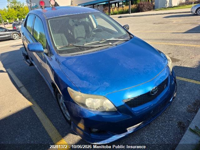 Aukcja sprzedaży 2009 Toyota Corolla S, vin: 2T1BU40E99C115859, numer aukcji: 20281372