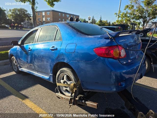 Продаж на аукціоні авто 2009 Toyota Corolla S, vin: 2T1BU40E99C115859, номер лоту: 20281372