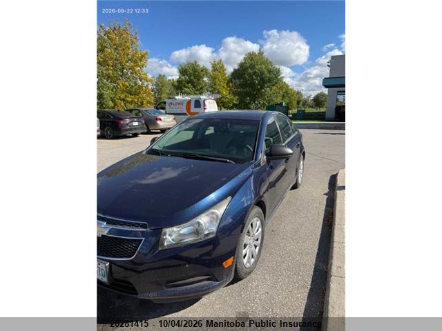 2011 Chevrolet Cruze Ls მანქანა იყიდება აუქციონზე, vin: 1G1PA5SH4B7113562, აუქციონის ნომერი: 20281415