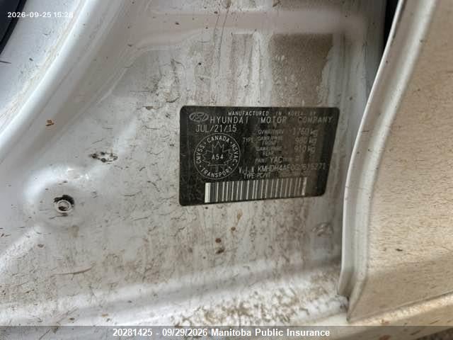 Hyundai ELANTRA SE 2016 KMHDH4AE0GU615271 Image 9