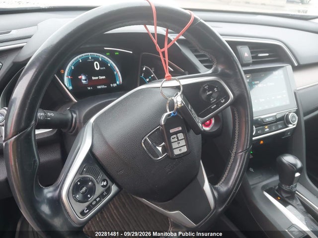 Продаж на аукціоні авто 2017 Honda Civic Touring, vin: 2HGFC1F98HH107397, номер лоту: 20281481