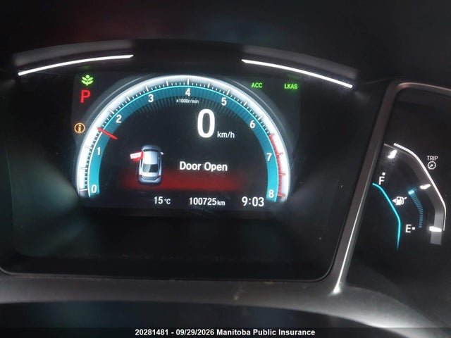 Продаж на аукціоні авто 2017 Honda Civic Touring, vin: 2HGFC1F98HH107397, номер лоту: 20281481