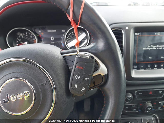 3C4NJDDB0JT265821 Jeep Compass Trailhawk