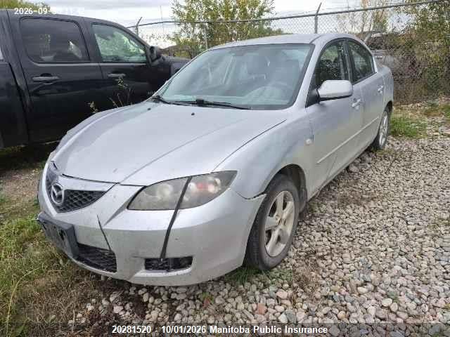 2007 Mazda 3 Mazda Gs მანქანა იყიდება აუქციონზე, vin: JM1BK32F471696551, აუქციონის ნომერი: 20281520