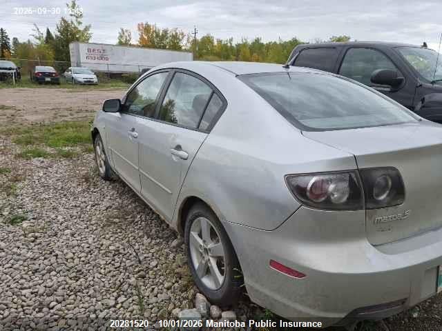 2007 Mazda 3 Mazda Gs მანქანა იყიდება აუქციონზე, vin: JM1BK32F471696551, აუქციონის ნომერი: 20281520