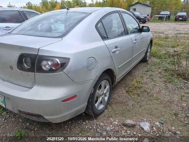 2007 Mazda 3 Mazda Gs მანქანა იყიდება აუქციონზე, vin: JM1BK32F471696551, აუქციონის ნომერი: 20281520