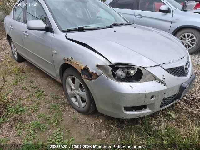 2007 Mazda 3 Mazda Gs მანქანა იყიდება აუქციონზე, vin: JM1BK32F471696551, აუქციონის ნომერი: 20281520