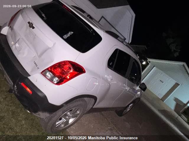 Продаж на аукціоні авто 2013 Chevrolet Trax Lt, vin: 3GNCJLSBXDL174118, номер лоту: 20281527
