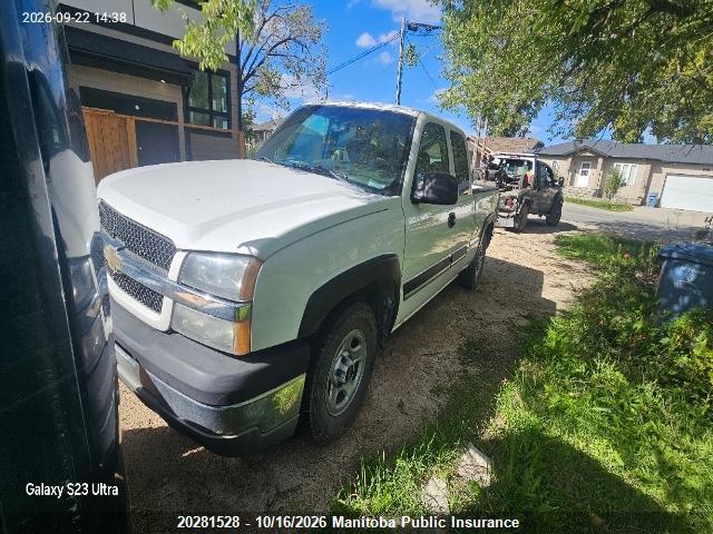 20281528 :رقم المزاد ، 1GCEC19V64Z290103 vin ، 2004 Chevrolet Silverado 1500 Ext Cab مزاد بيع
