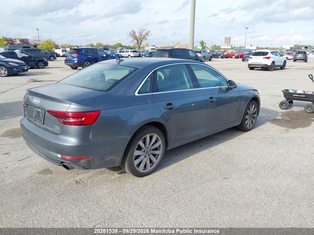 Продажа на аукционе авто 2017 Audi A4 2.0t Quattro, vin: WAUANAF41HN012742, номер лота: 20281539