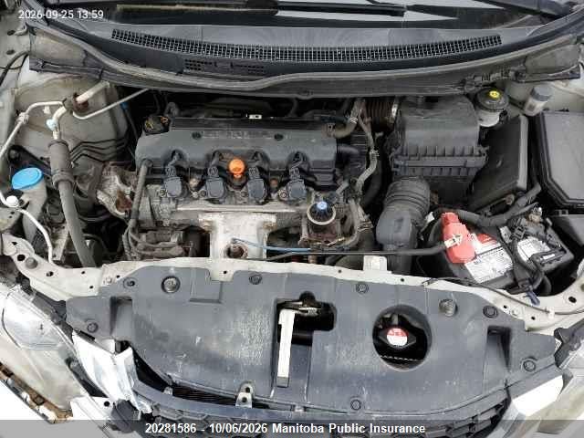 20281586 :رقم المزاد ، 2HGFB2E48DH012587 vin ، 2013 Honda Civic Lx مزاد بيع