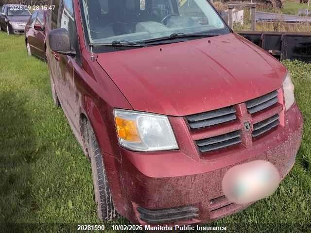 20281590 :رقم المزاد ، 2D4RN4DE9AR349271 vin ، 2010 Dodge Grand Caravan Se مزاد بيع
