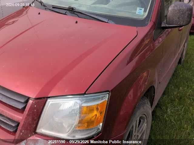 20281590 :رقم المزاد ، 2D4RN4DE9AR349271 vin ، 2010 Dodge Grand Caravan Se مزاد بيع
