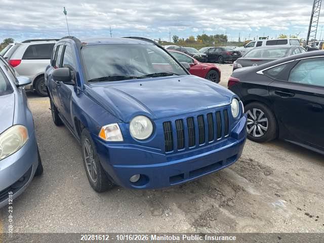 Продажа на аукционе авто 2009 Jeep Compass Sport/north, vin: 1J4FF47B49D187427, номер лота: 20281612