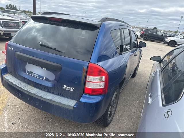 20281612 :رقم المزاد ، 1J4FF47B49D187427 vin ، 2009 Jeep Compass Sport/north مزاد بيع