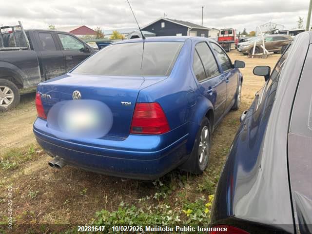 2002 Volkswagen Jetta Gls Tdi მანქანა იყიდება აუქციონზე, vin: 3VWSP29M22M054404, აუქციონის ნომერი: 20281647