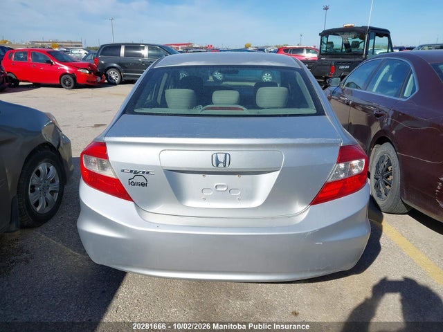 Продажа на аукционе авто 2012 Honda Civic Lx, vin: 2HGFB2F46CH100230, номер лота: 20281666