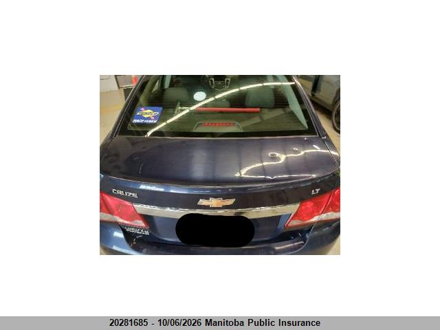 2011 Chevrolet Cruze Lt Turbo მანქანა იყიდება აუქციონზე, vin: 1G1PF5S91B7244068, აუქციონის ნომერი: 20281685