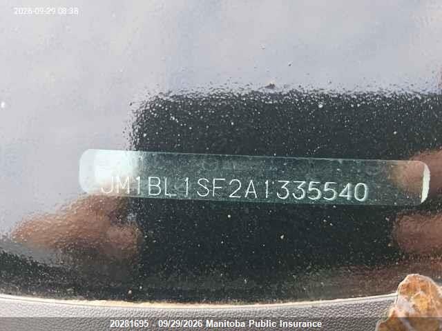 20281695 :رقم المزاد ، JM1BL1SF2A1335540 vin ، 2010 Mazda 3 Mazda Gs مزاد بيع