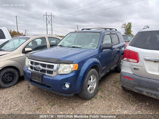 Aukcja sprzedaży 2008 Ford Escape Limited V6, vin: 1FMCU93118KC62096, numer aukcji: 20281736