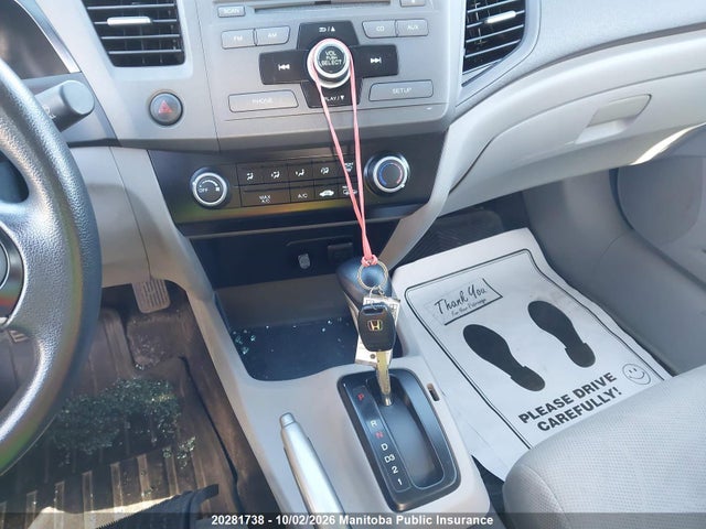 Aukcja sprzedaży 2012 Honda Civic Lx, vin: 2HGFB2F43CH103862, numer aukcji: 20281738