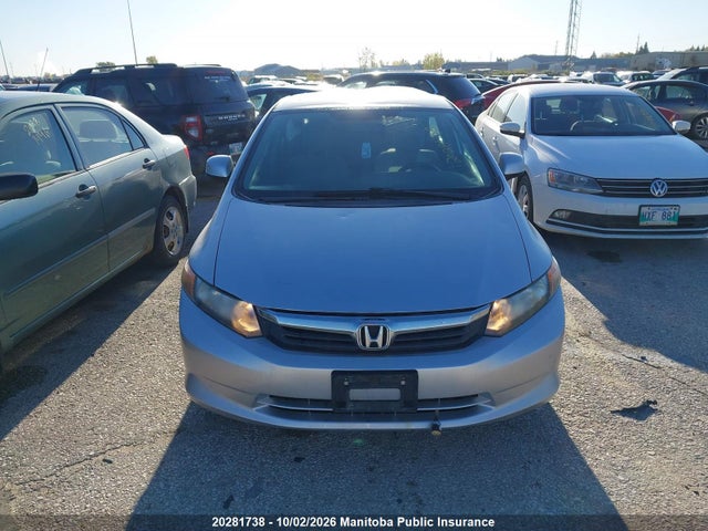 Aukcja sprzedaży 2012 Honda Civic Lx, vin: 2HGFB2F43CH103862, numer aukcji: 20281738