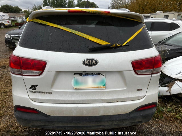 20281739 :رقم المزاد ، 5XYPGDA31JG382609 vin ، 2018 Kia Sorento Lx مزاد بيع