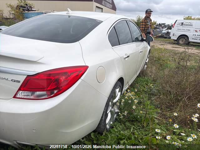 Продажа на аукционе авто 2012 Buick Regal Gs, vin: 2G4GV5GV4C9192446, номер лота: 20281758