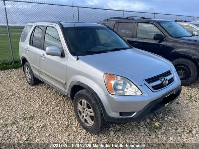 20281765 :رقم المزاد ، JHLRD78933C800062 vin ، 2003 Honda Cr-v Ex مزاد بيع