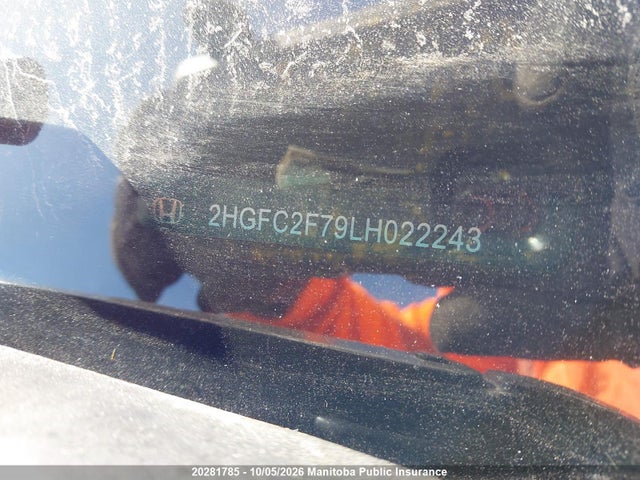 Aukcja sprzedaży 2020 Honda Civic Ex, vin: 2HGFC2F79LH022243, numer aukcji: 20281785