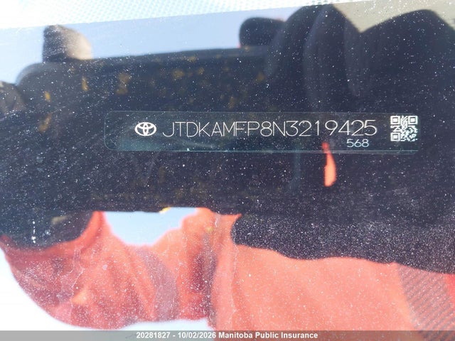 Toyota PRIUS PRIME 2022 JTDKAMFP8N3219425 Image 8