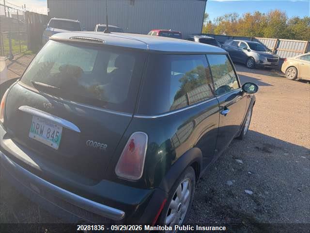 2003 Mini Cooper მანქანა იყიდება აუქციონზე, vin: WMWRC33473TC43614, აუქციონის ნომერი: 20281836