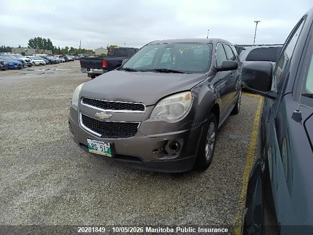 2010 Chevrolet Equinox Ls მანქანა იყიდება აუქციონზე, vin: 2CNALBEW7A6326127, აუქციონის ნომერი: 20281849
