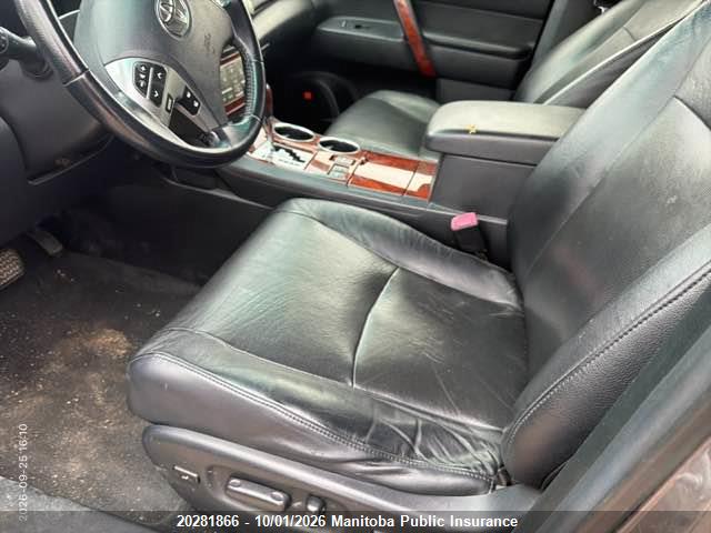 20281866 :رقم المزاد ، JTEDC3EH2D2014271 vin ، 2013 Toyota Highlander Hybrid Limited مزاد بيع