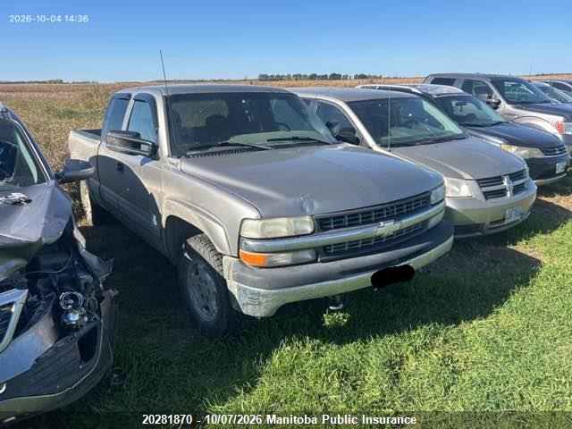 Auction sale of the 2000 Chevrolet Silverado 1500 Ext Cab, vin: 1GCEK19T1YZ290579, lot number: 20281870