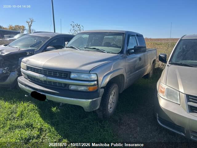Aukcja sprzedaży 2000 Chevrolet Silverado 1500 Ext Cab, vin: 1GCEK19T1YZ290579, numer aukcji: 20281870