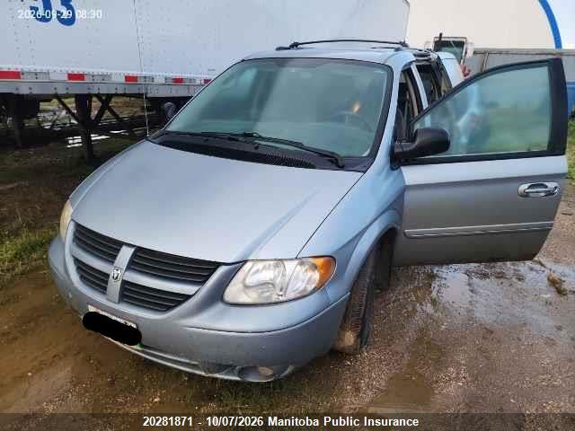 Auction sale of the 2006 Dodge Grand Caravan Sxt, vin: 2D4GP44L06R677976, lot number: 20281871
